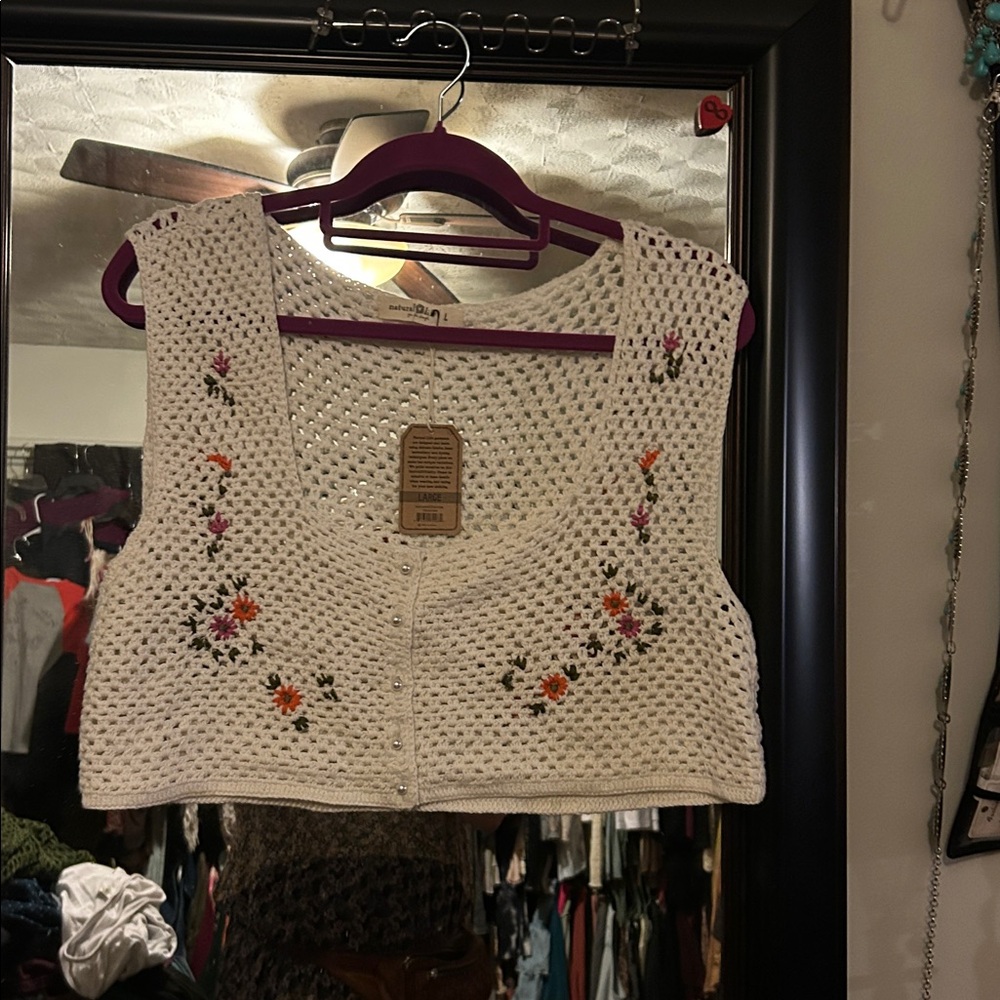 Natural Life Crochet Top